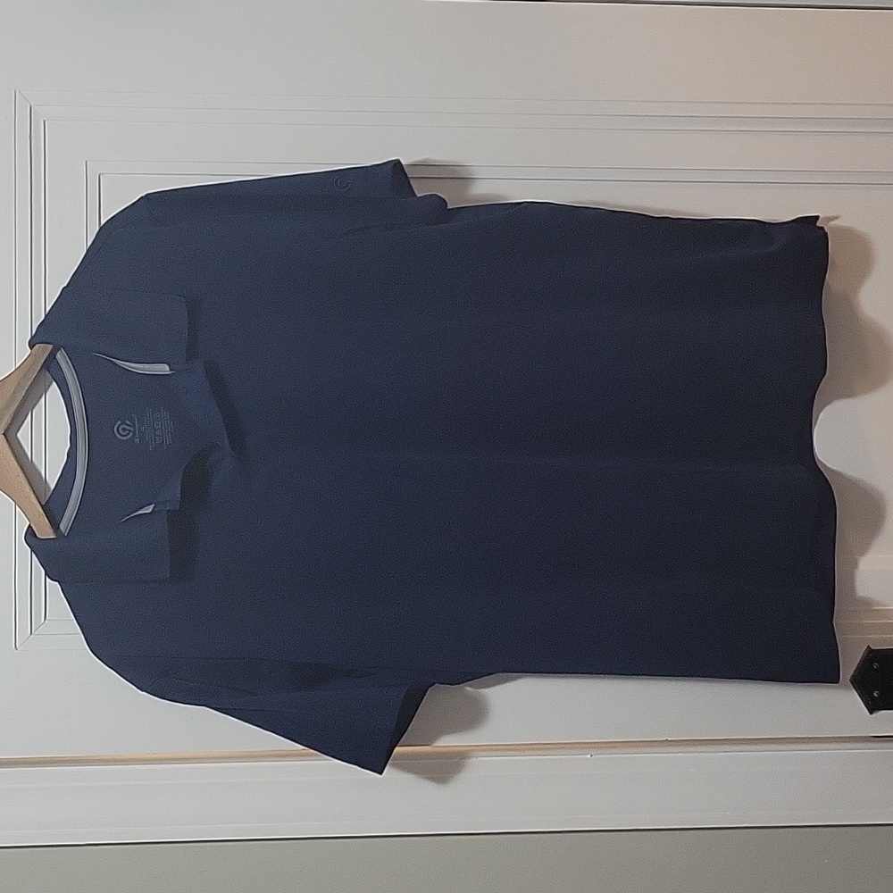 Navy Blue Men's Champion Athletic Polo XL